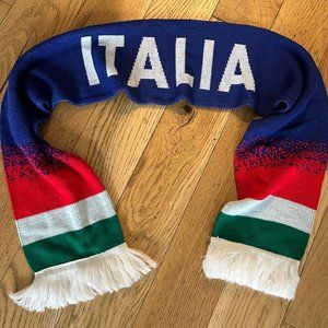 Italia Blue World Cup Soccer Scarf